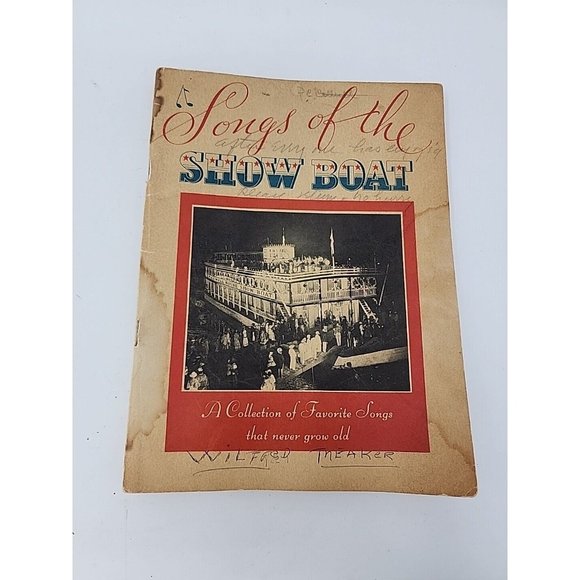 Vintage 1935 Songs of the‎ Showboat Song Book Sheet Music Maxwell House Coffee - Picture 12 of 12